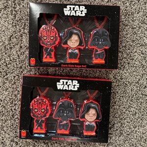 McDonald’s Star Wars Dark Side zipper pulls, pack of 3.  2 available. NIB